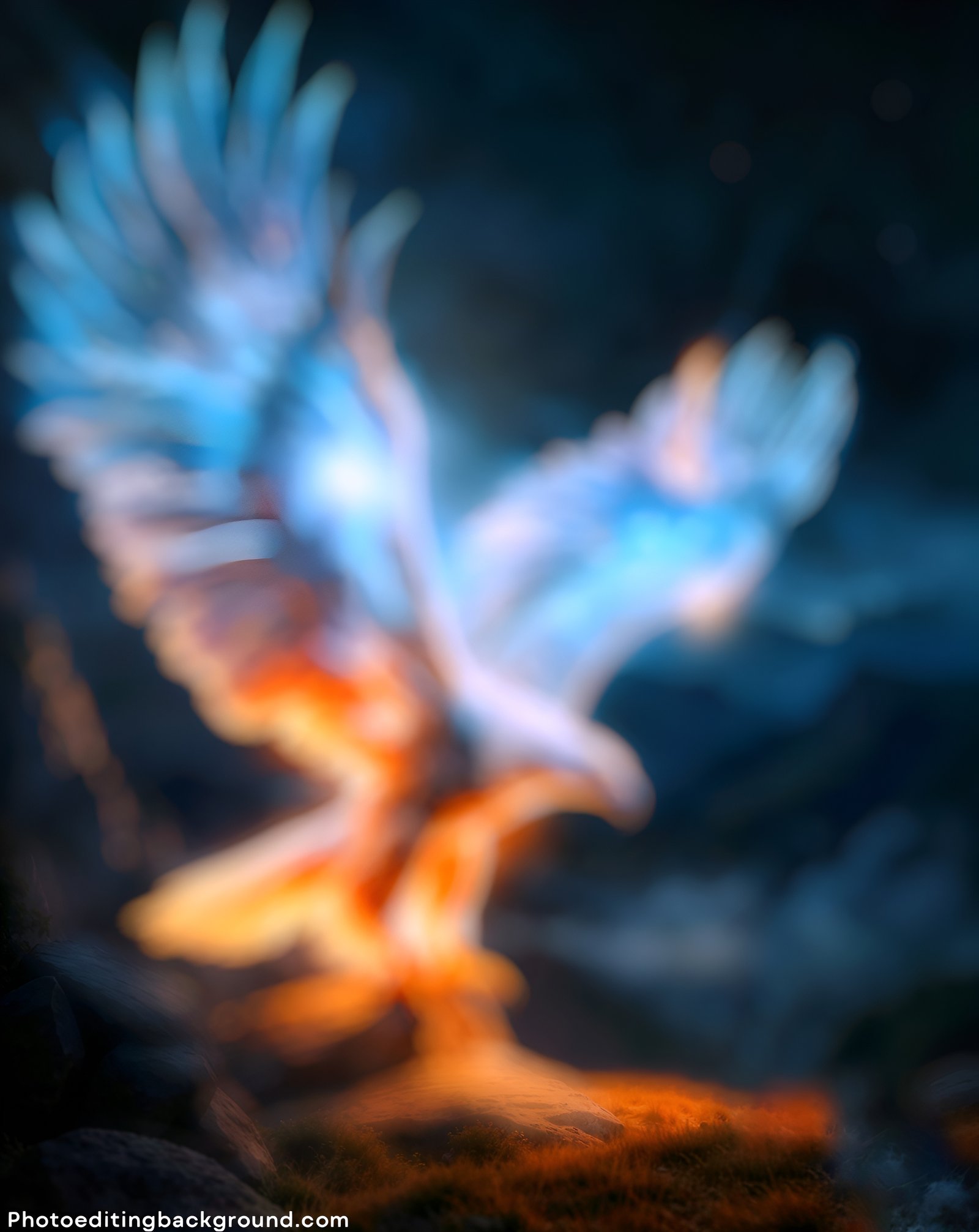 Download Snapseed background 4k: For Better Photo Edits 9 Eagle Neon Blue Amazing Snapseed Background